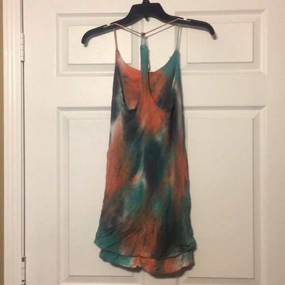 Women's short tie dye summer dress - Picture 2 of 2